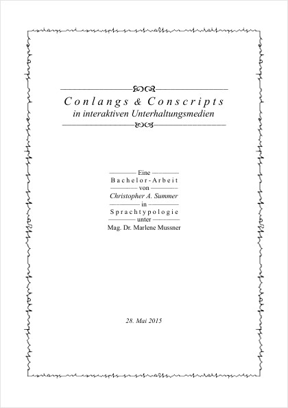 Game Conlangs