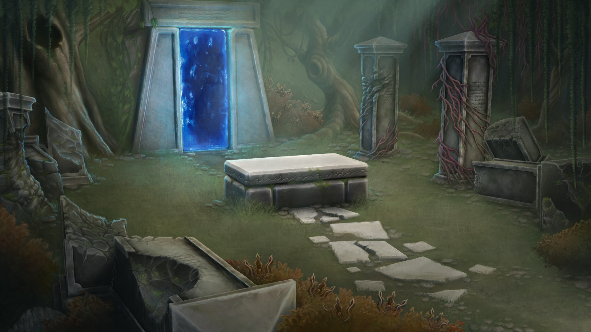 The altar clearing